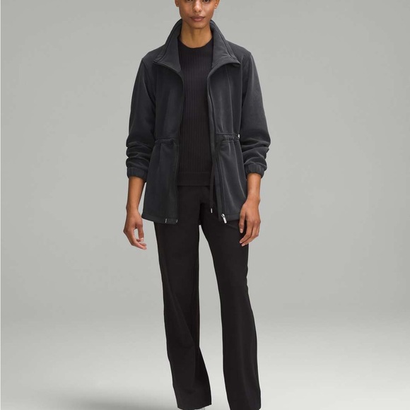 Lululemon Softstreme Cinch Waist Full Zip Jacket Size 6 - Picture 3 of 11